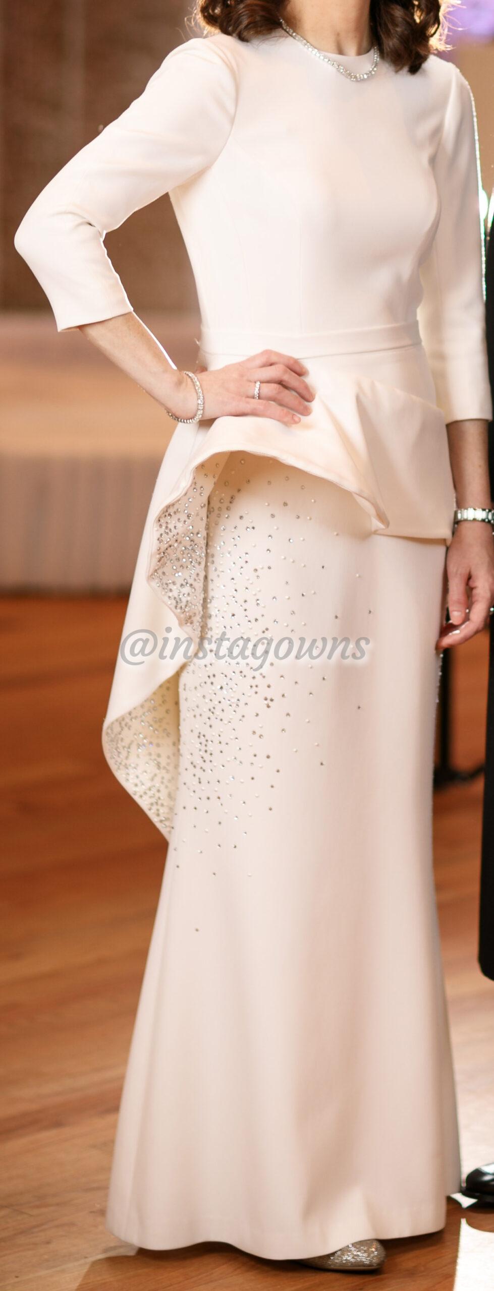 Cream Mother of Bride by Lili Designer Gown for Sale