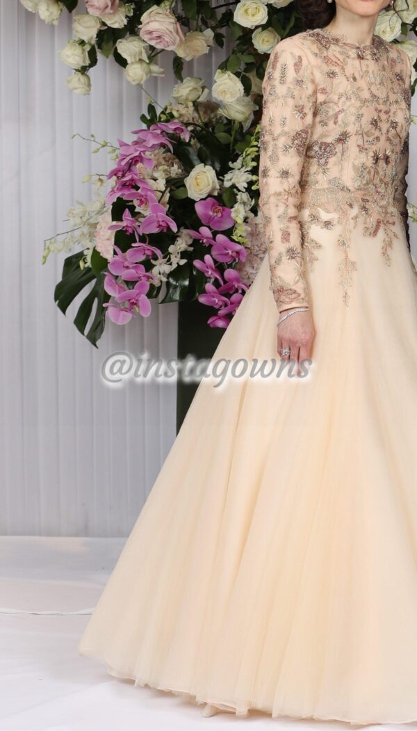 Stunning Custom Miri's Blush Mother of the bride gown for rent or sale