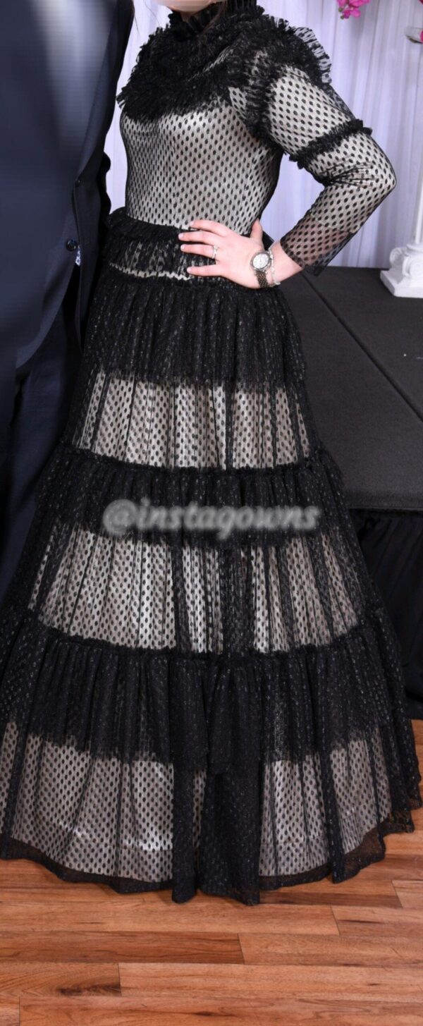Exquisite Black & Nude Exquisite Gown for Sale