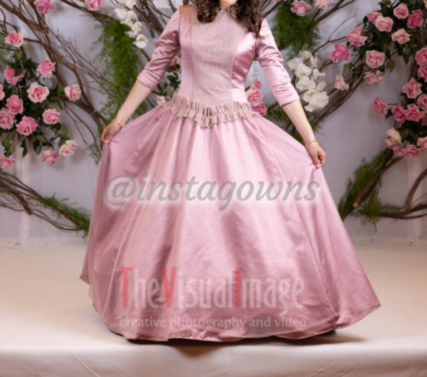 Custom Dusty Pink Gown for Sale