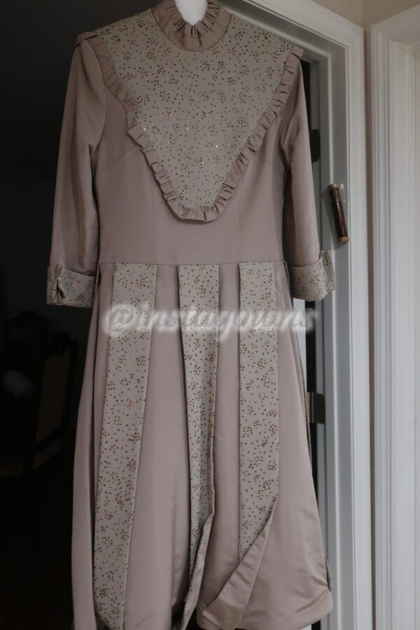 Custom taupe Dress for sale