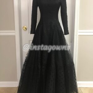Black Tulle Gown for sale