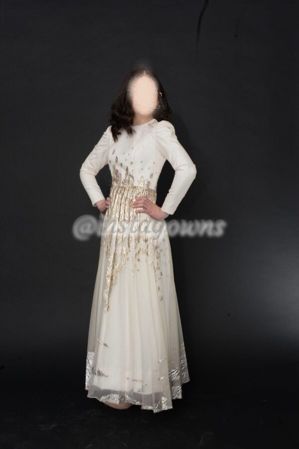 Beautiful Custom Cream sister of the bride Gown for sale