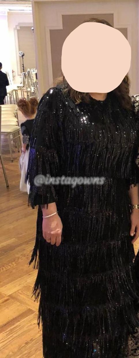 Mother of Bride or Groom Exquisite Black Gown for Sale