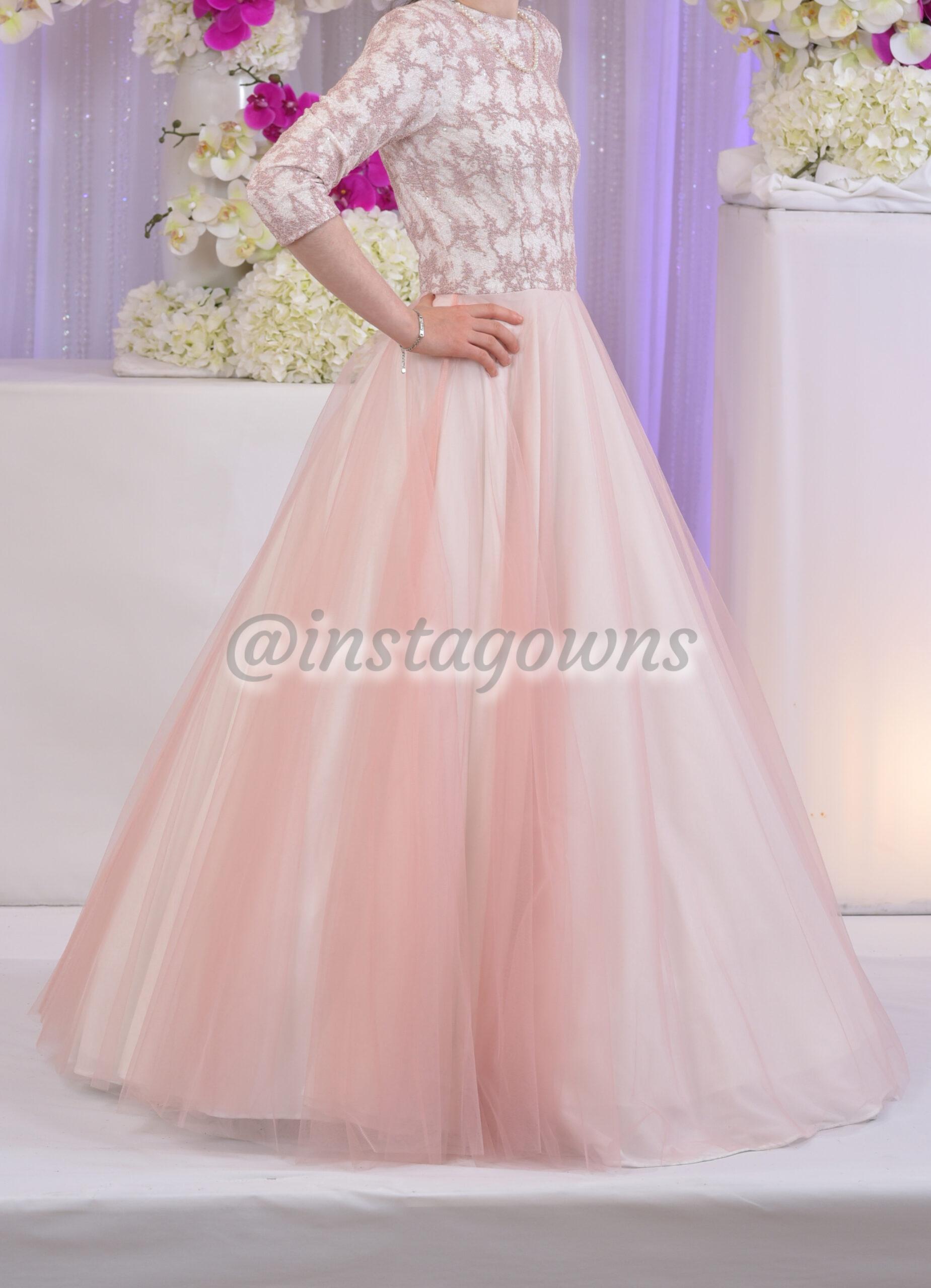 Beautiful Exquisite Pink Gown for Sale or Rent