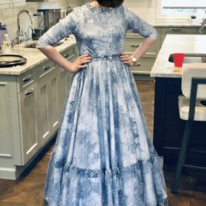 Beautiful Exquisite With Custom Trim Gown for sale