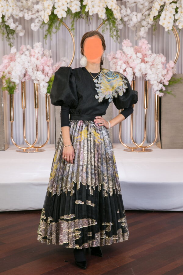 Designer Exclusive Two Piece Gown for Sale