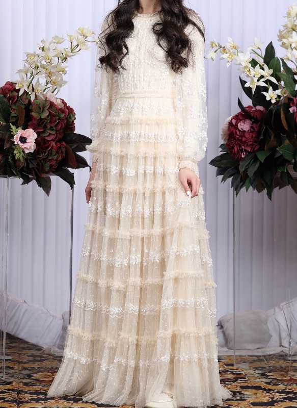 Needle and thread ivory gown for sale