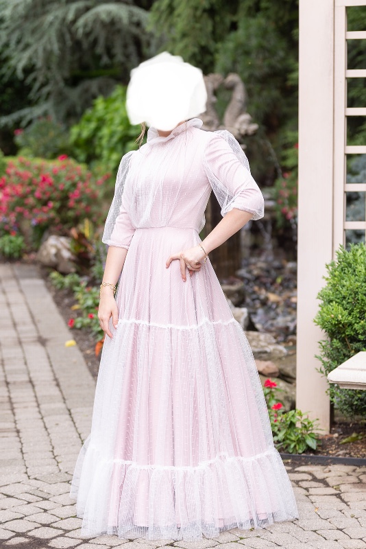 Stunning sister of the bride pink gown for sale