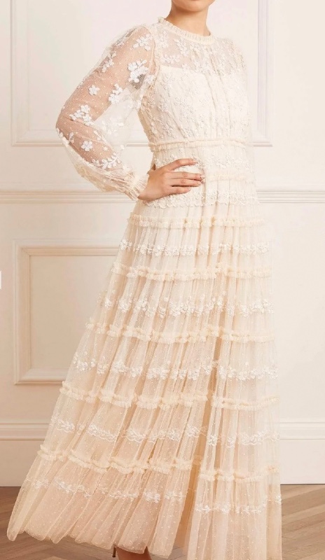 Needle and thread ivory gown for sale