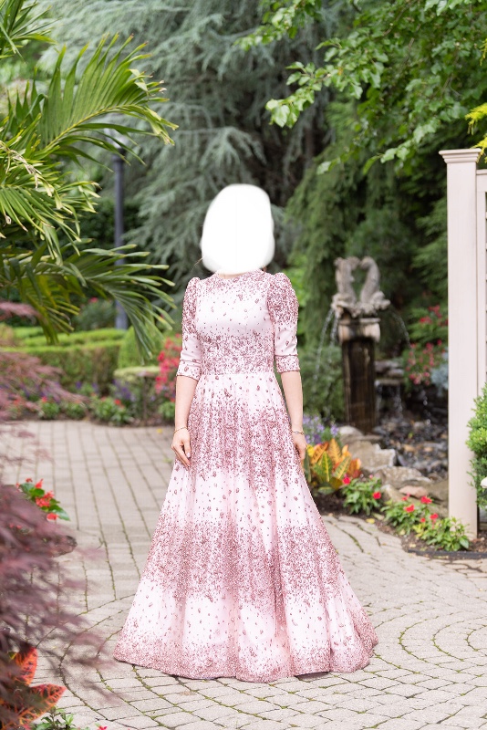 Stunning sister of the bride pink gown for sale