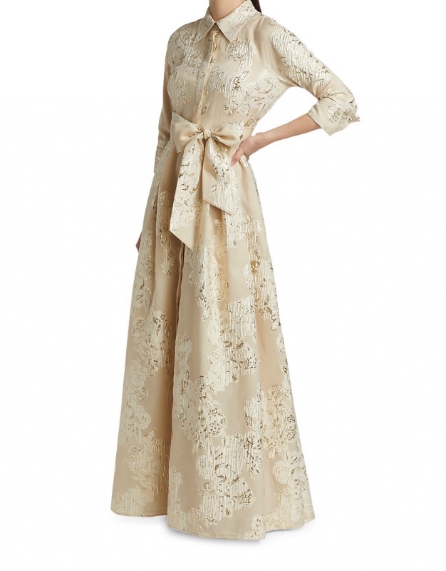 Teri John Champagne Gown for Sale