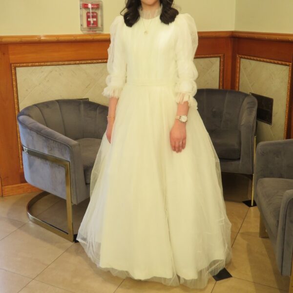 Custom made tulle gown for sale