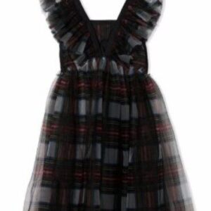 Two Philosophy Di Lorenzo Serafini Kids plaid tulle wedding dresses for Sale