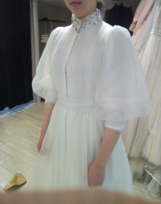 Silver Sequins Sister of the Bride Gown for sale