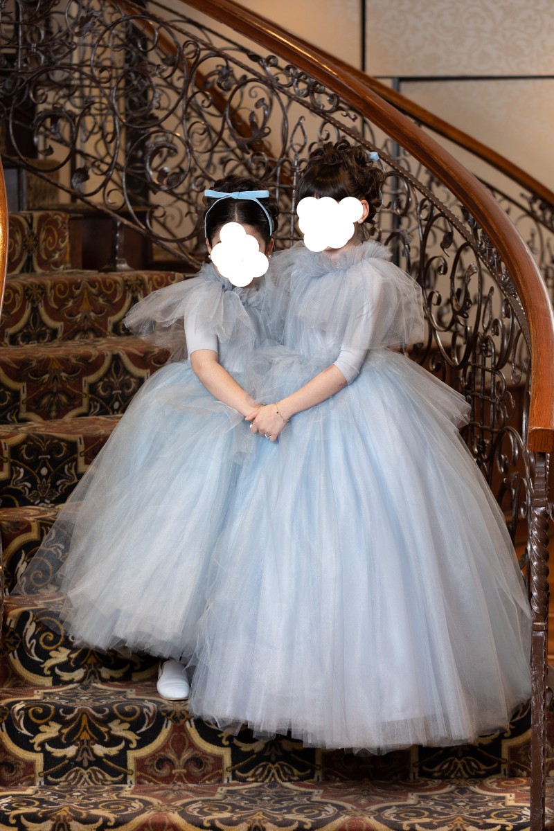 Dreamy light blue girls gown for sale
