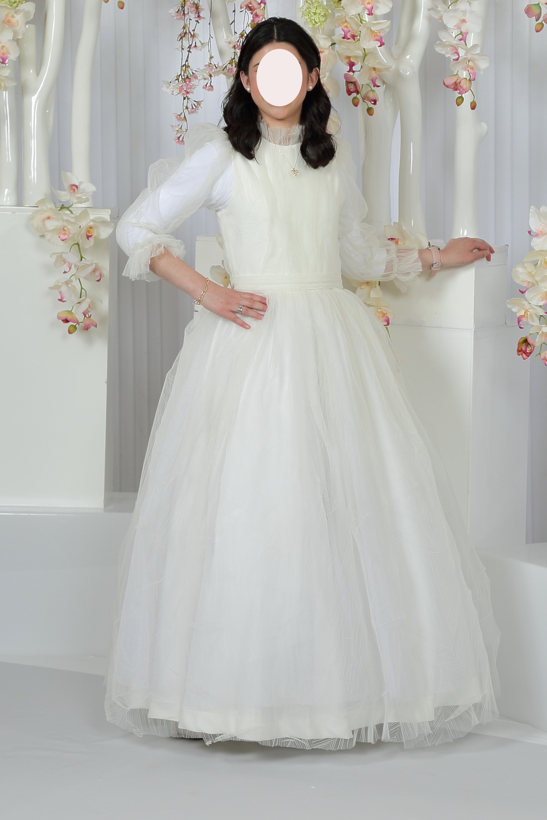 Custom made tulle gown for sale