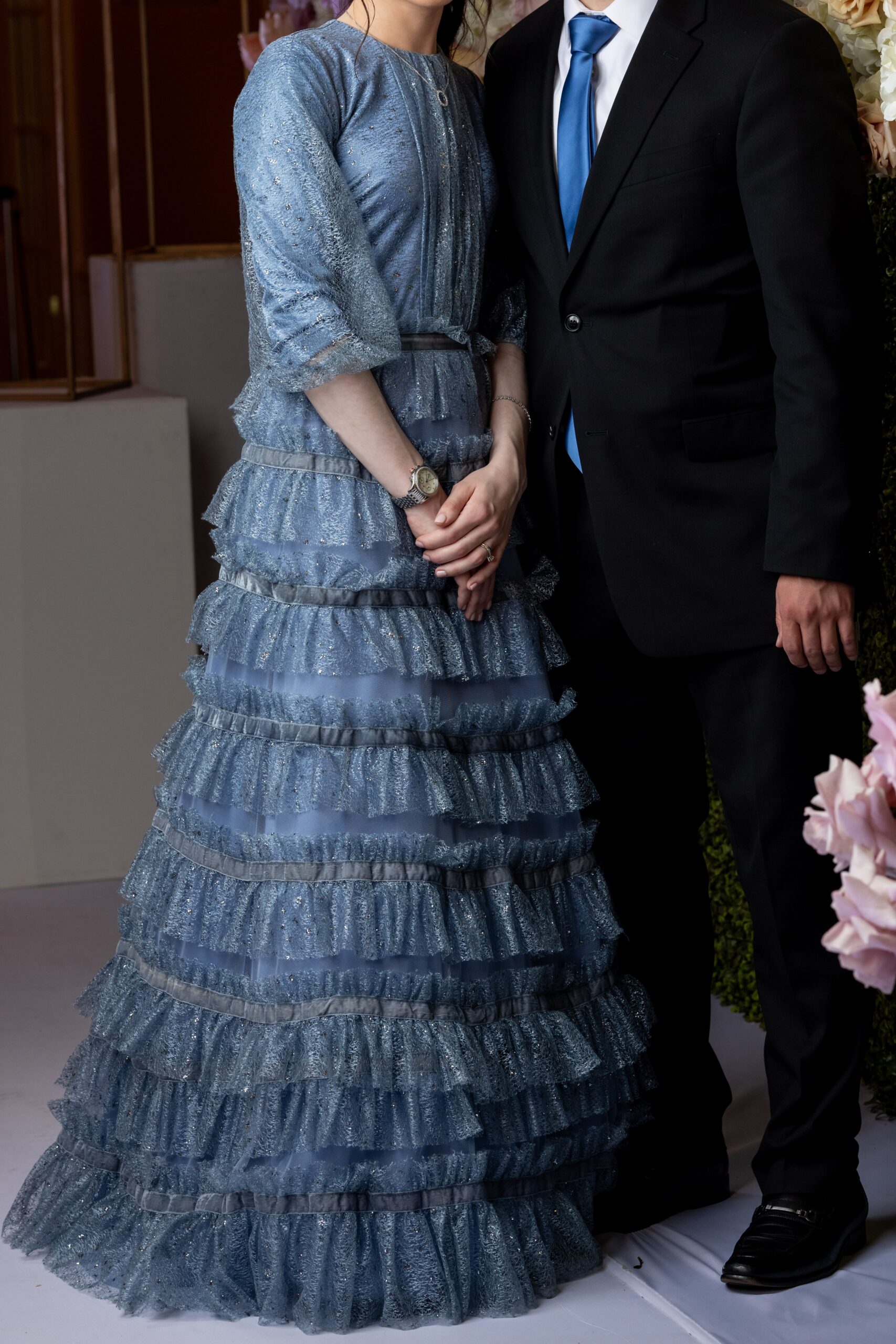 Stunning exquisite tulle layered gown for Sale