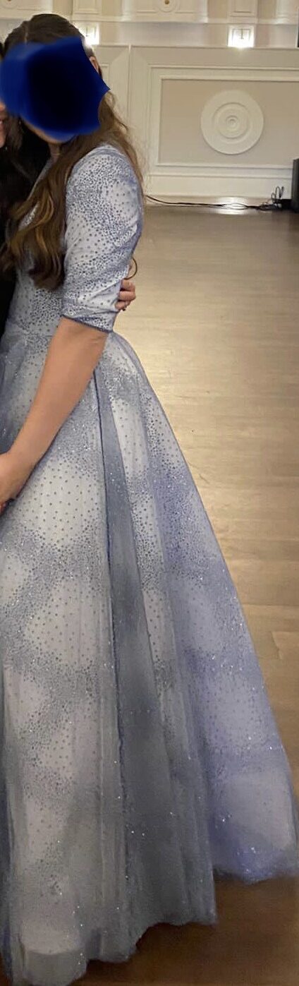 Stunning Light blue princess sister of the bride Gown for Rent or Sale