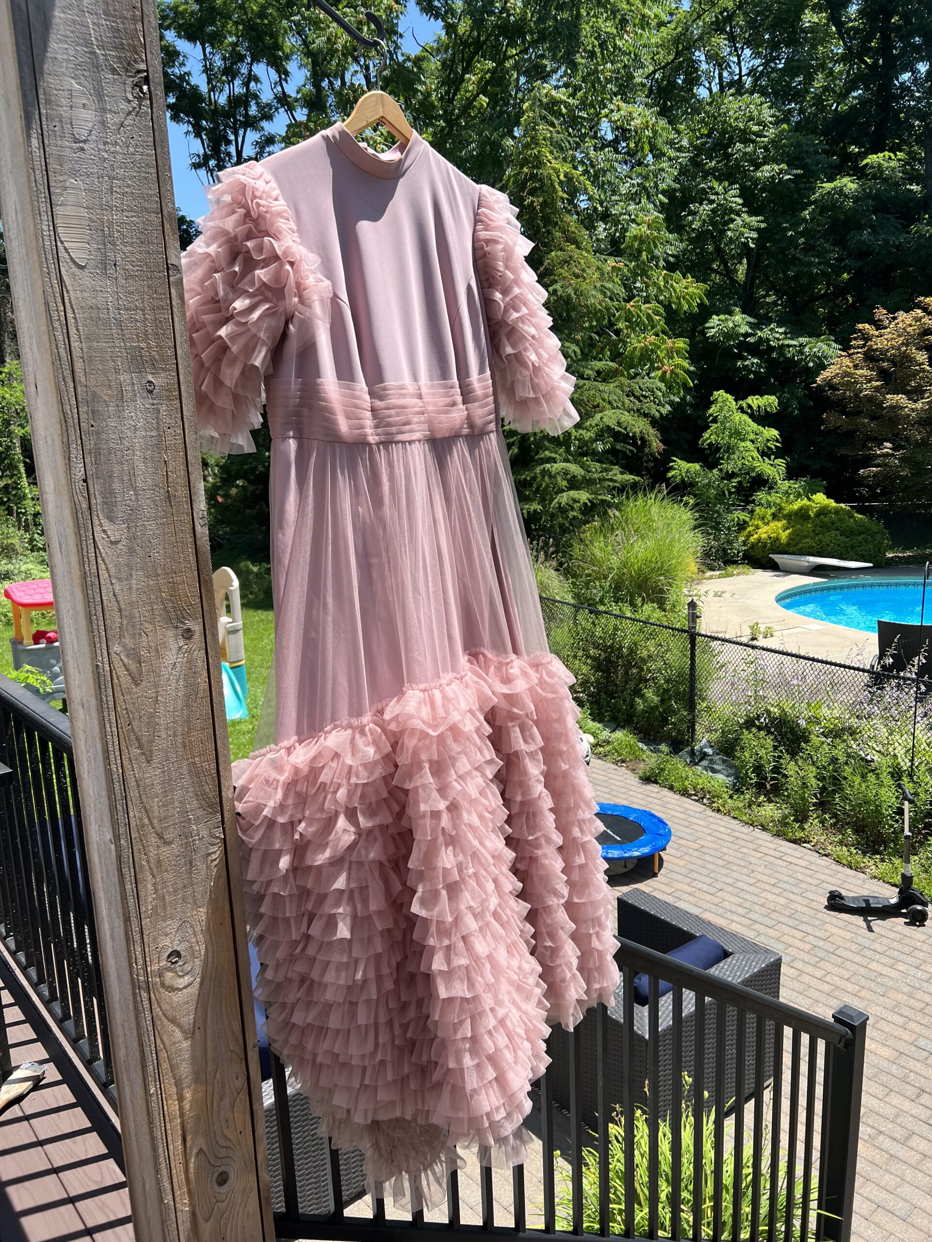 Gorgeous and stylish custom Raquel couture Gown for sale