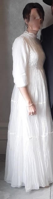 Gorgeous White Lace Maternity Gown for sale