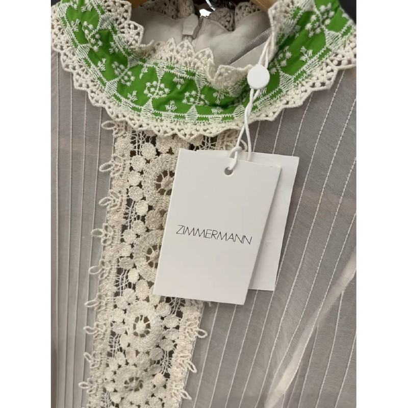 New with Tags Zimmermann Ivory Estelle Pintuck Midi Dress for Sale