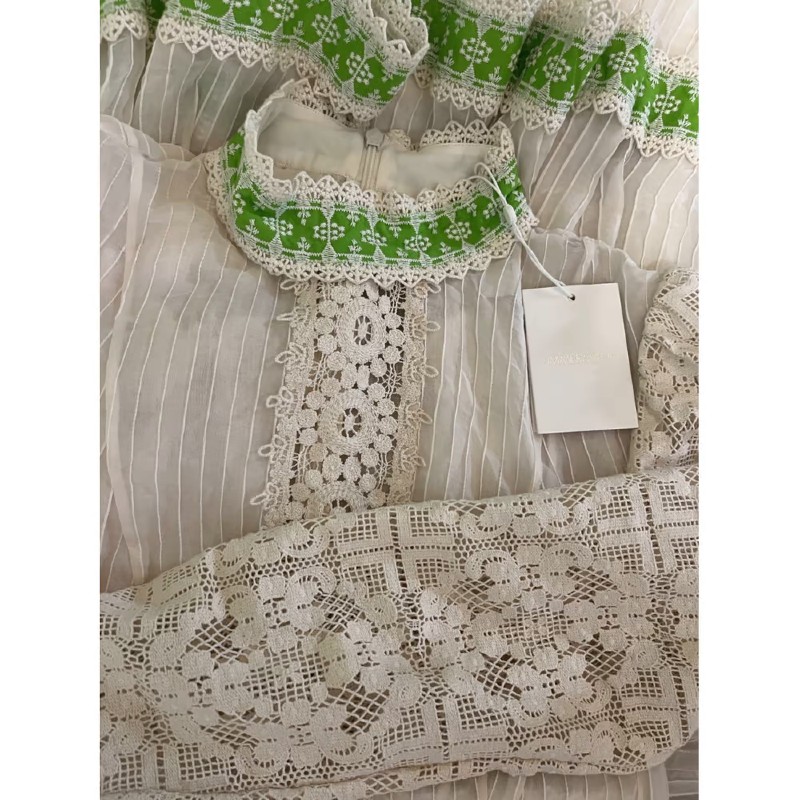 New with Tags Zimmermann Ivory Estelle Pintuck Midi Dress for Sale