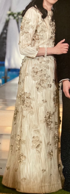 Classic gold A-line mother of the bride gown for sale