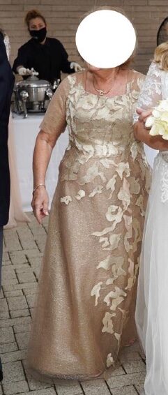 Custom gold gown for sale