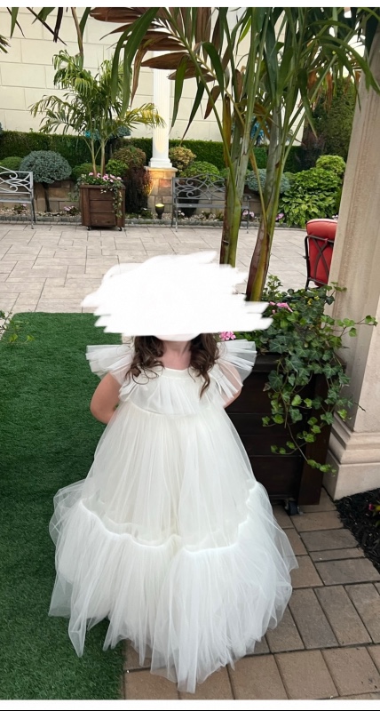 Tulleen White Childrens Gown for sale