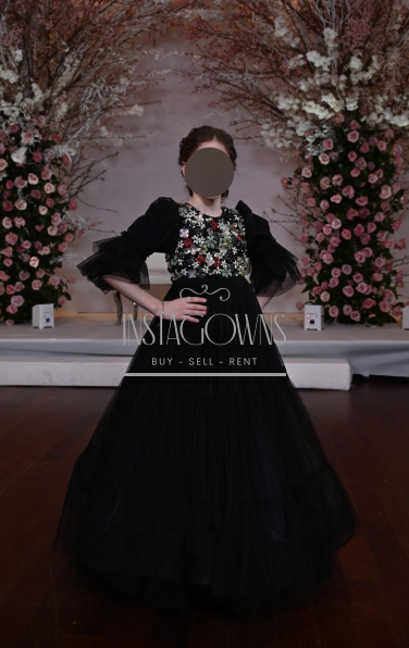 Two sister of the bride custom designer gowns for sale