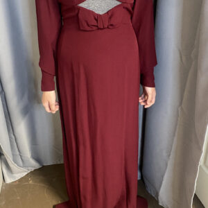 Women's stunning burgundy gown for sale