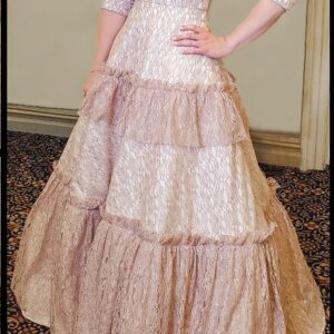 Beautiful Blush Color Exquisite Gown for Sale