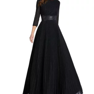 Mac Duggal Shimmery black Gown for sale