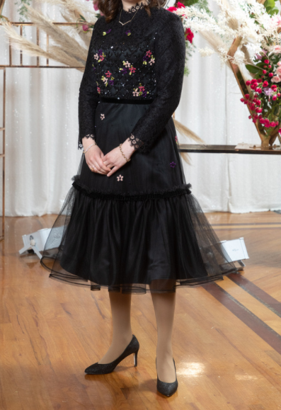 Beautiful pessy miller custom black dress for sale