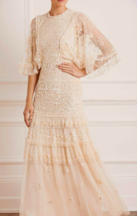 Stunning Elegant Needle and Thread Gown For Sale