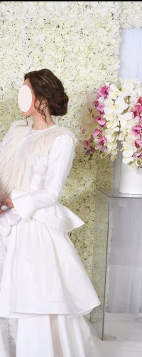 Custom Off white/Ivory Gown for Rent or Sale