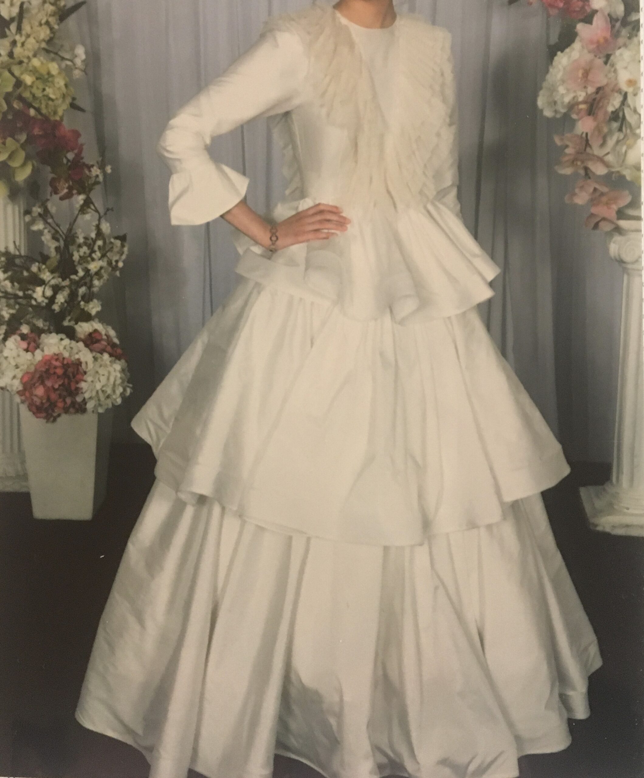 Custom Off white/Ivory Gown for Rent or Sale