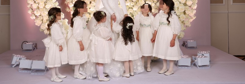 White short cotton dresses with embroidered smock detail for sale