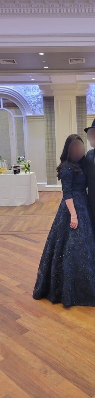 Beautiful Navy Gown for Sale
