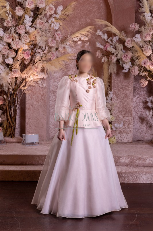 Gorgeous Custom Slomiuc Sister of the Bride Gown for sale