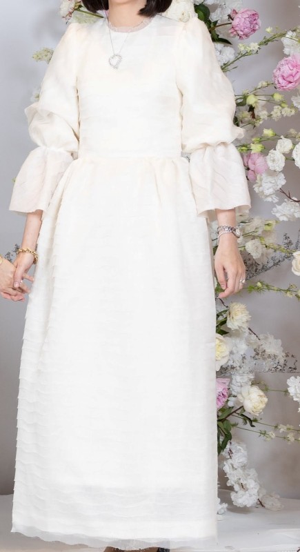 Beautiful Winter White Gown for Sale