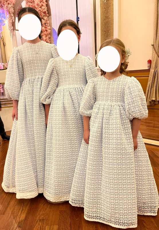 Three Girls Lace girls gowns for sale