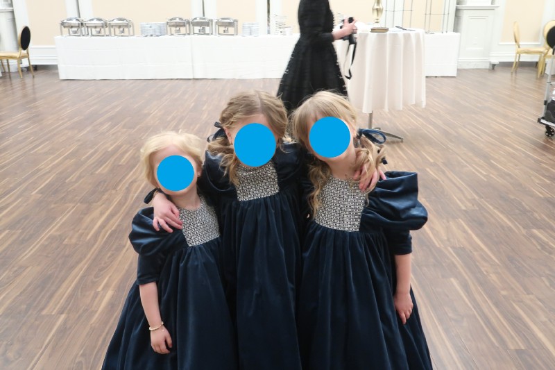 Stunning Custom Blue Velvet Gowns for Sale