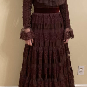 Stunning Burgundy Gown for Sale