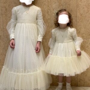 Two Beautiful Little Girls Gowns For Sale