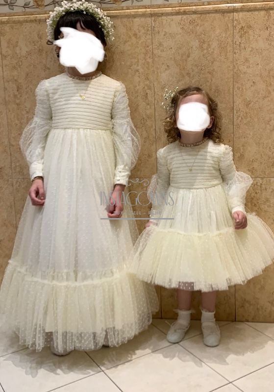 Two Beautiful Little Girls Gowns For Sale