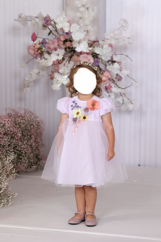 Beautiful custom lavender children’s gowns for sale