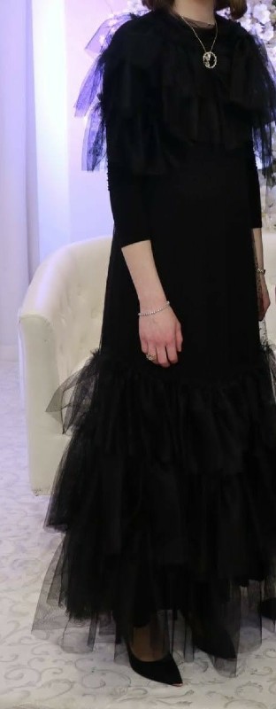 Beautiful black Valentino gown for sale