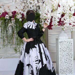 Black and White Gown for sale